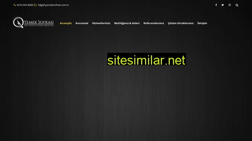 yemeksofrasi.com.tr alternative sites