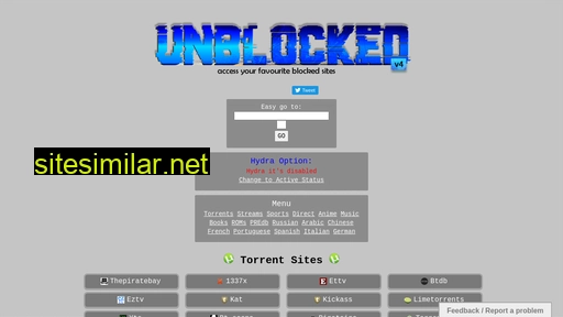 Unblocked similar sites