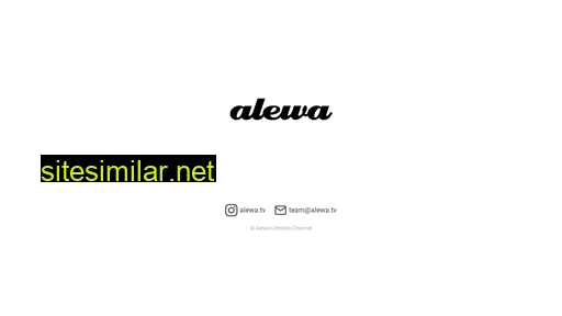 alewa.tv alternative sites