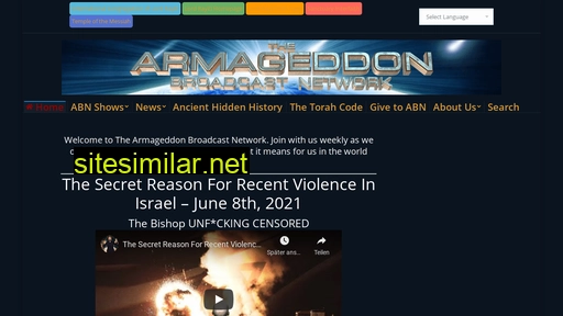 Armageddonbroadcastnetwork similar sites