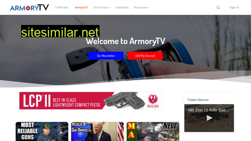 armory.tv alternative sites