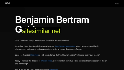 benjamin.tv alternative sites