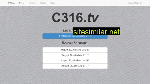 c316.tv alternative sites