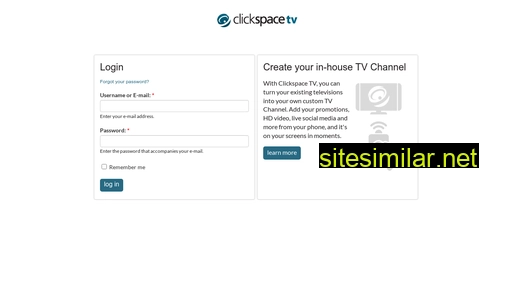 Clickspace similar sites