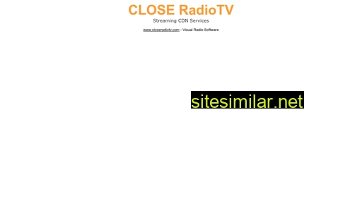 closeradio.tv alternative sites