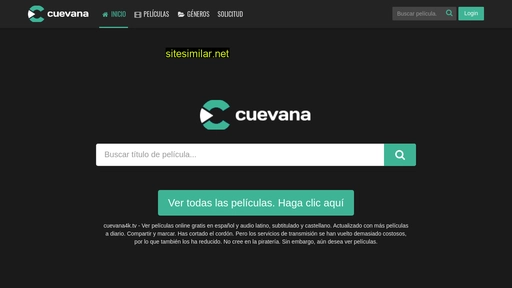 Cuevana4k similar sites