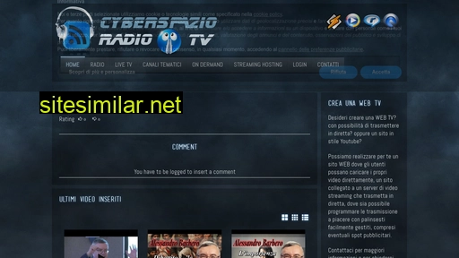cyberspazio.tv alternative sites