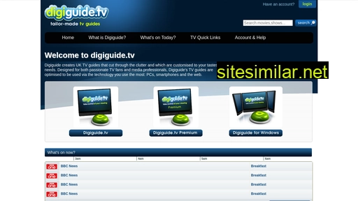 digiguide.tv alternative sites