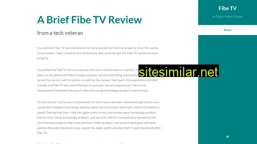 fibe.tv alternative sites