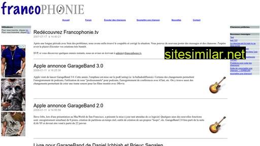 francophonie.tv alternative sites