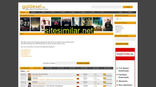 goldesel.tv alternative sites
