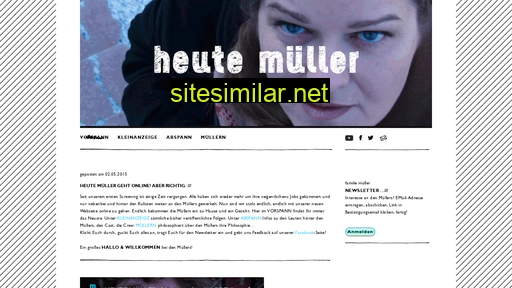heutemueller.tv alternative sites