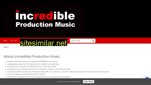 incrediblemusic.tv alternative sites