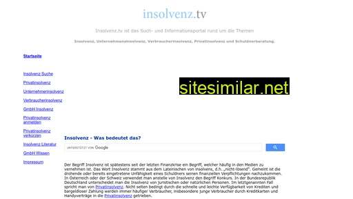 insolvenz.tv alternative sites