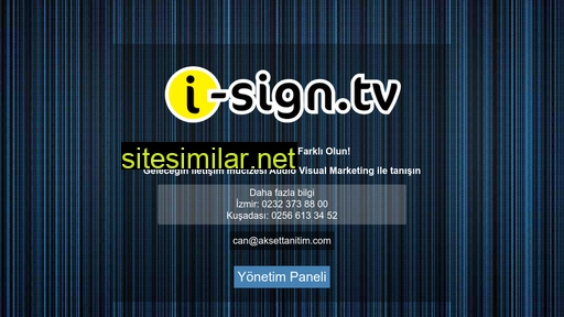 i-sign.tv alternative sites