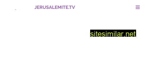 Jerusalemite similar sites