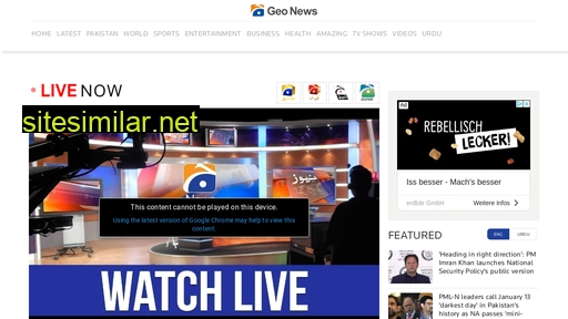 live.geo.tv alternative sites
