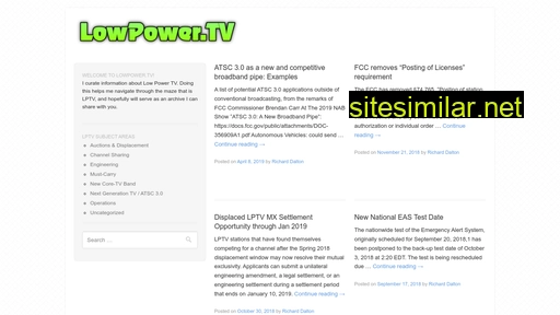 lowpower.tv alternative sites
