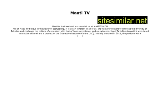 maati.tv alternative sites