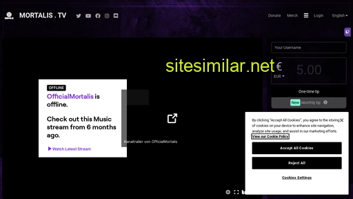 mortalis.tv alternative sites