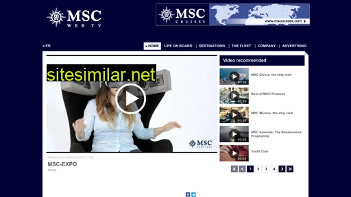 msccruises.tv alternative sites