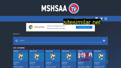 Mshsaa similar sites