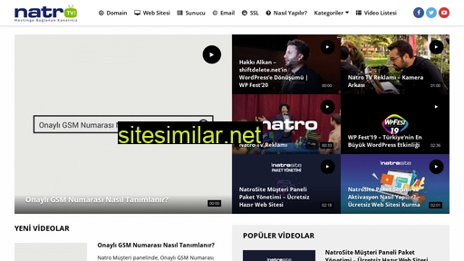natro.tv alternative sites