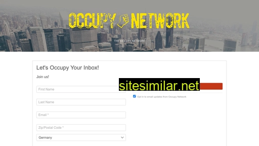 Occupynetwork similar sites