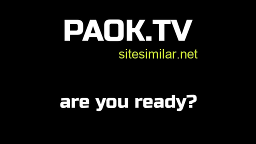paok.tv alternative sites