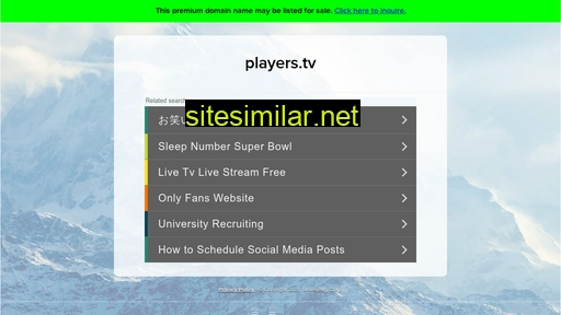 players.tv alternative sites
