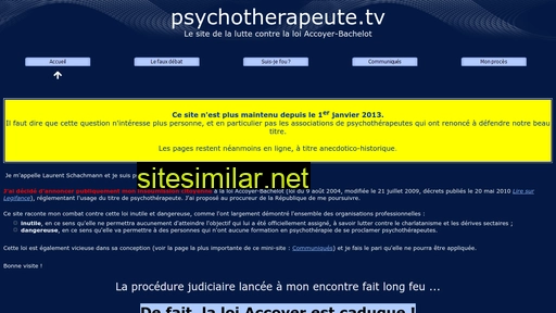 Psychotherapeute similar sites