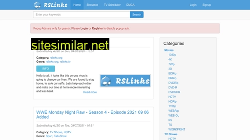 rslinks.tv alternative sites