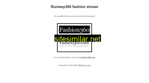 runway360.tv alternative sites