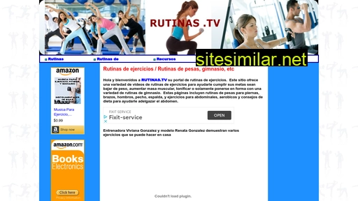 rutinas.tv alternative sites