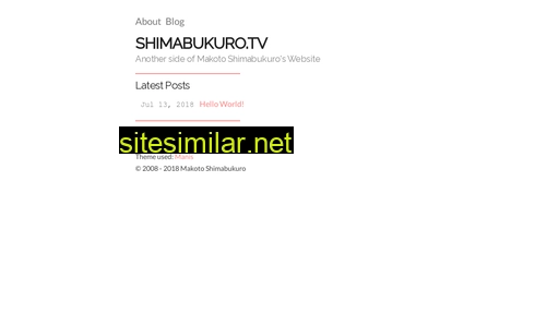shimabukuro.tv alternative sites