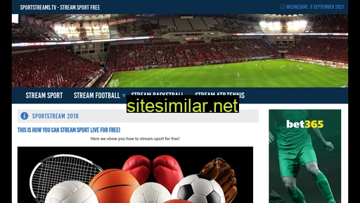 sportstreams.tv alternative sites