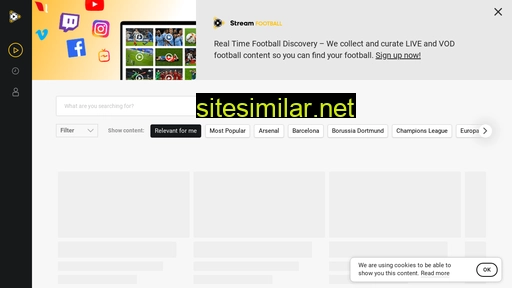 Streamfootball similar sites