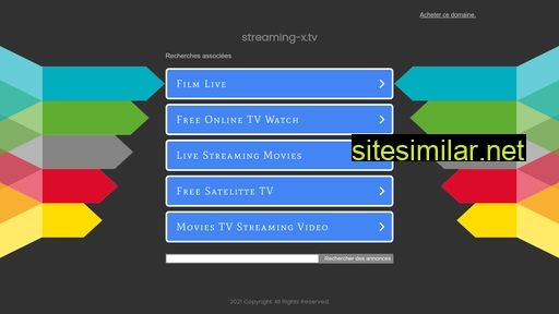 Streaming-x similar sites