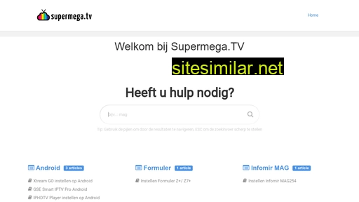 supermega.tv alternative sites