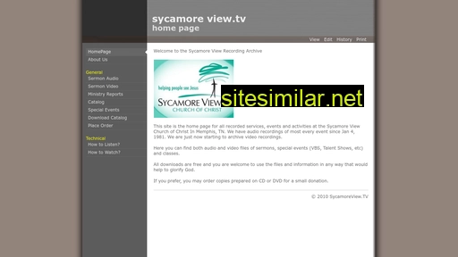 sycamoreview.tv alternative sites