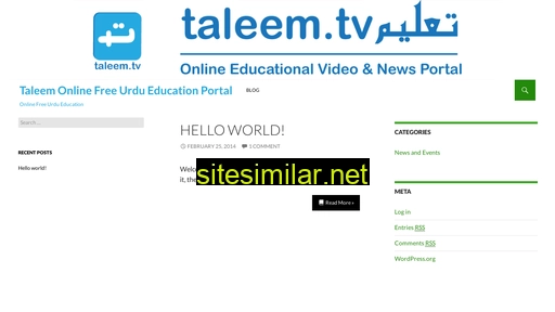 Taleem similar sites