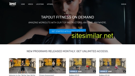 tapoutfitness.tv alternative sites
