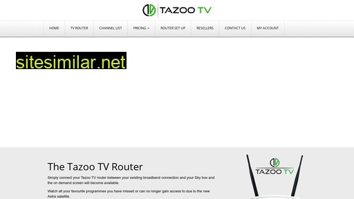tazoo.tv alternative sites