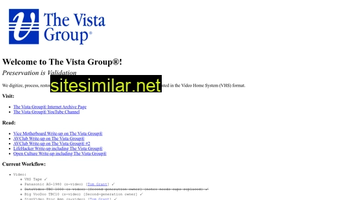 thevistagroup.tv alternative sites