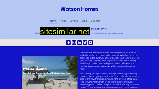 Watsonhomes similar sites