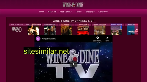 wineanddine.tv alternative sites