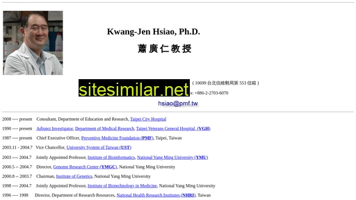 kjhsiao.idv.tw alternative sites