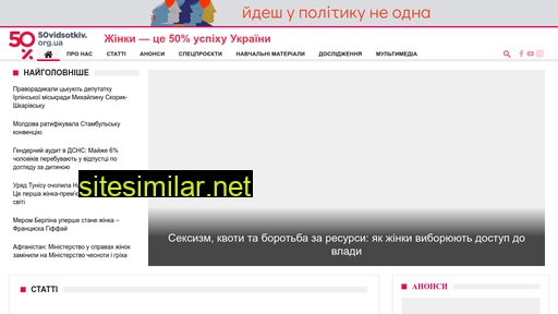 50vidsotkiv.org.ua alternative sites