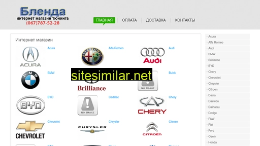 blenda.com.ua alternative sites