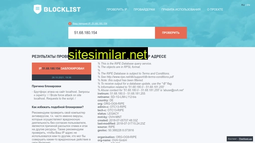 blocklist.net.ua alternative sites
